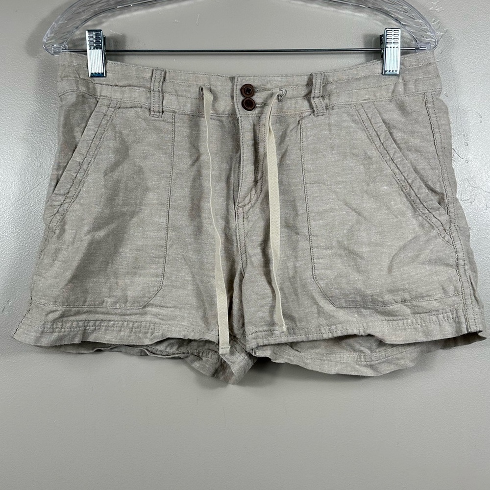 Patagonia Women’s Island Hemp Shorts - 4” Chambray Shale Cream Size 6